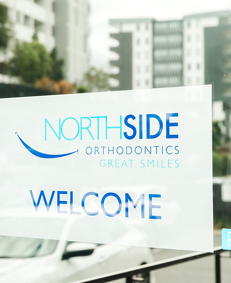 Birsbane Northside Orthodontist welcome sign