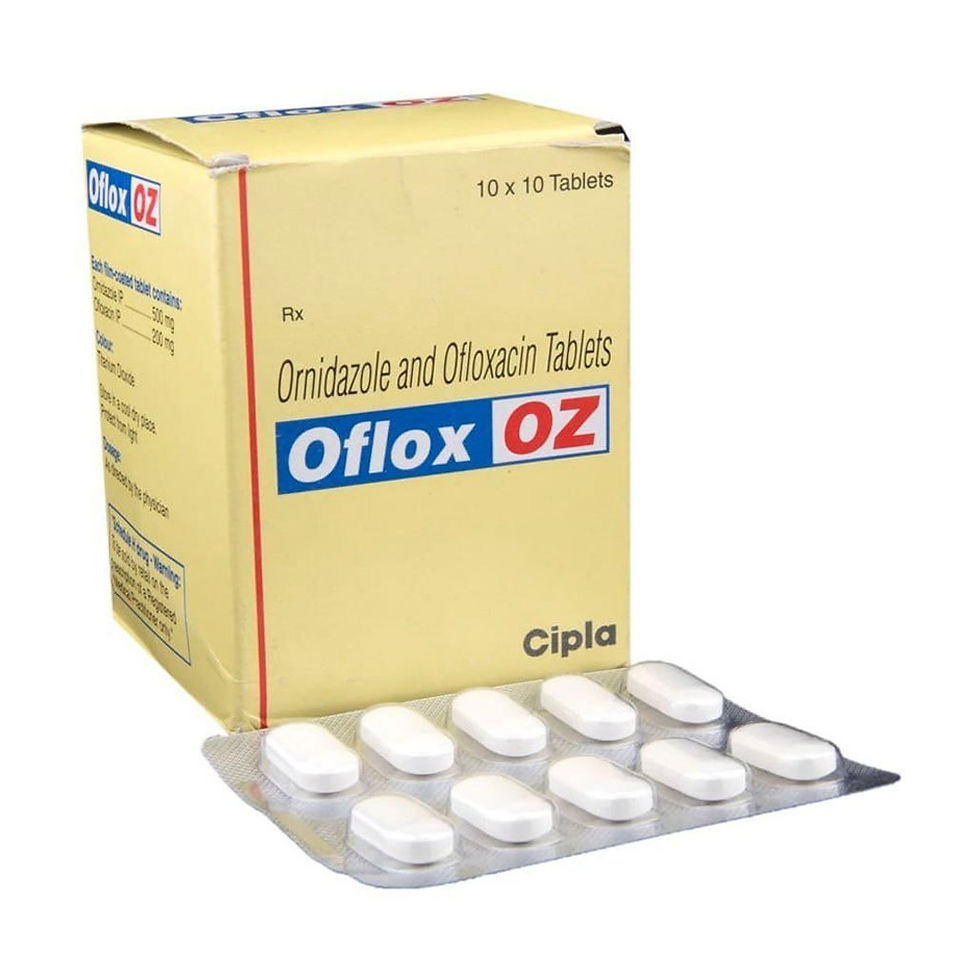 Thumbnail: Ofloxacin 200 mg. + Ornidazole 500 mg.