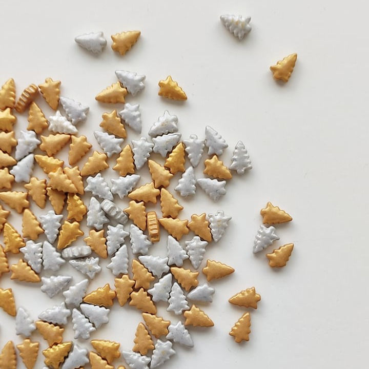 Christmas Trees Sprinkles, Deluxe Sprinkle Basics 60g