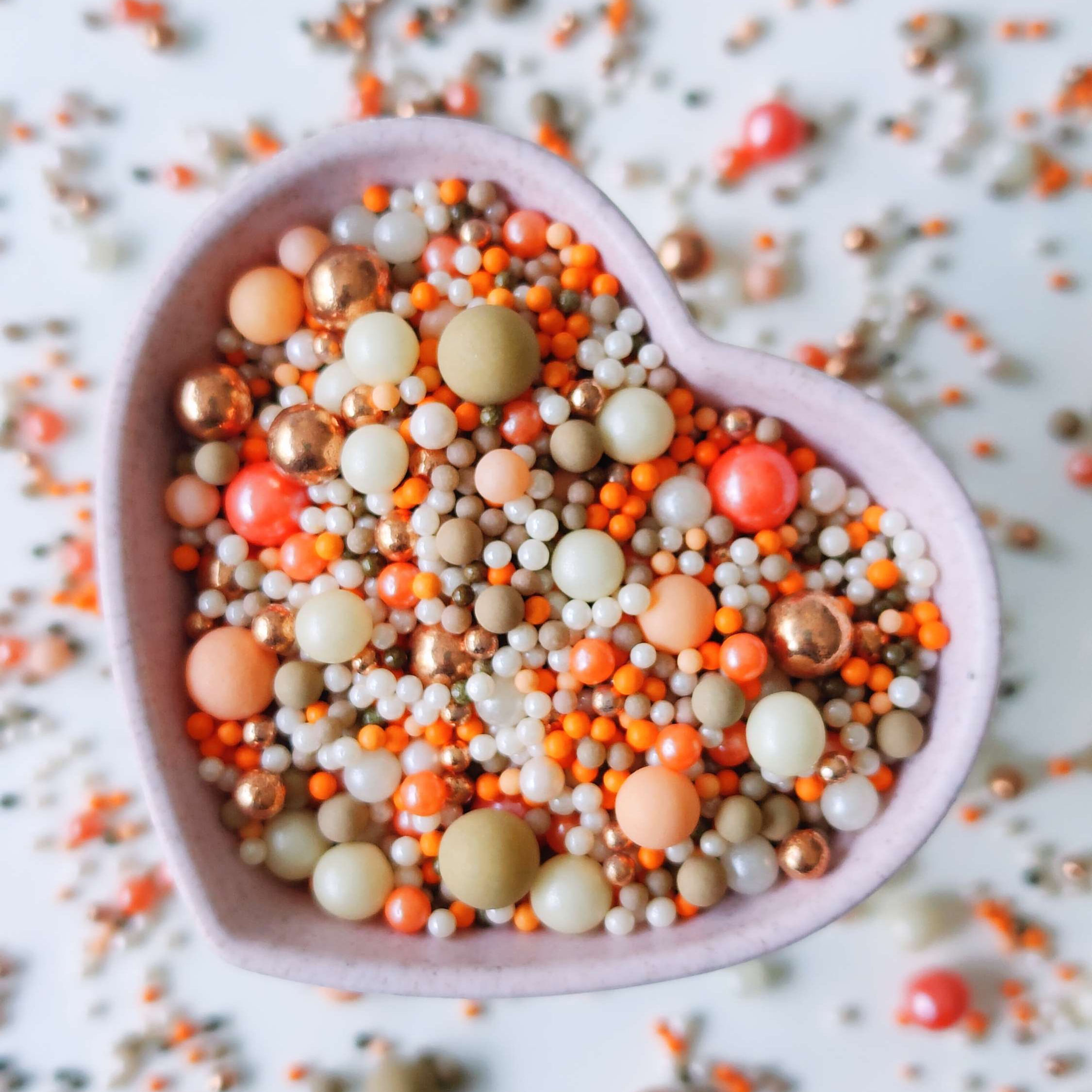 S / Copper Cream Dream Deluxe Metallic Sprinkle Blend 120g Packs