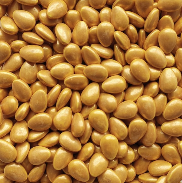 Deluxe, Gold Eggs Pressed Candy Sprinkles BULK 1kg