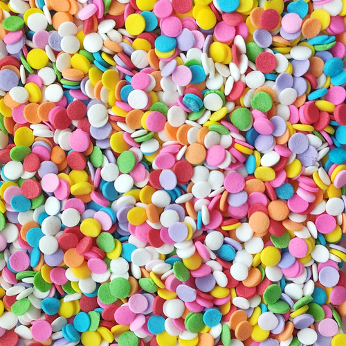 Rainbow Confetti, Quins 60g PICNARTsugar Pty Ltd