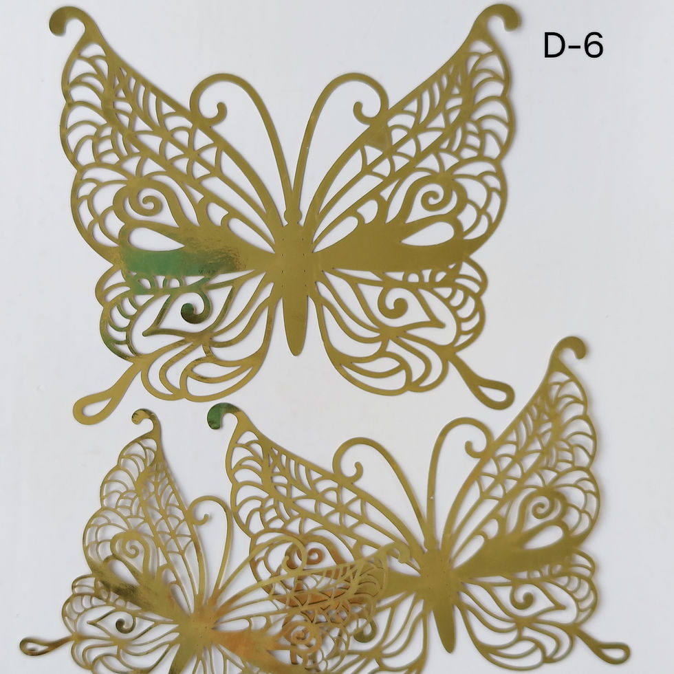 Thumbnail: Gold Butterfly Cake Toppers 12 Pack