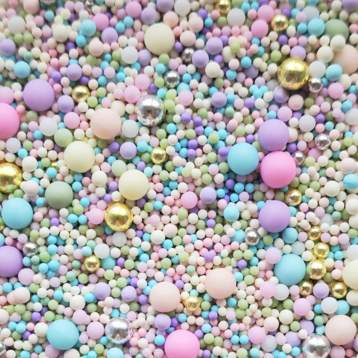 Fairytale Wonderland Deluxe Matte Pastel Pearls, Sprinkle Blend 120g