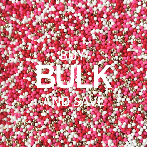 True Love Sprinkle Blend, Valentines Sprinkles Bulk 400g PICNARTsugar