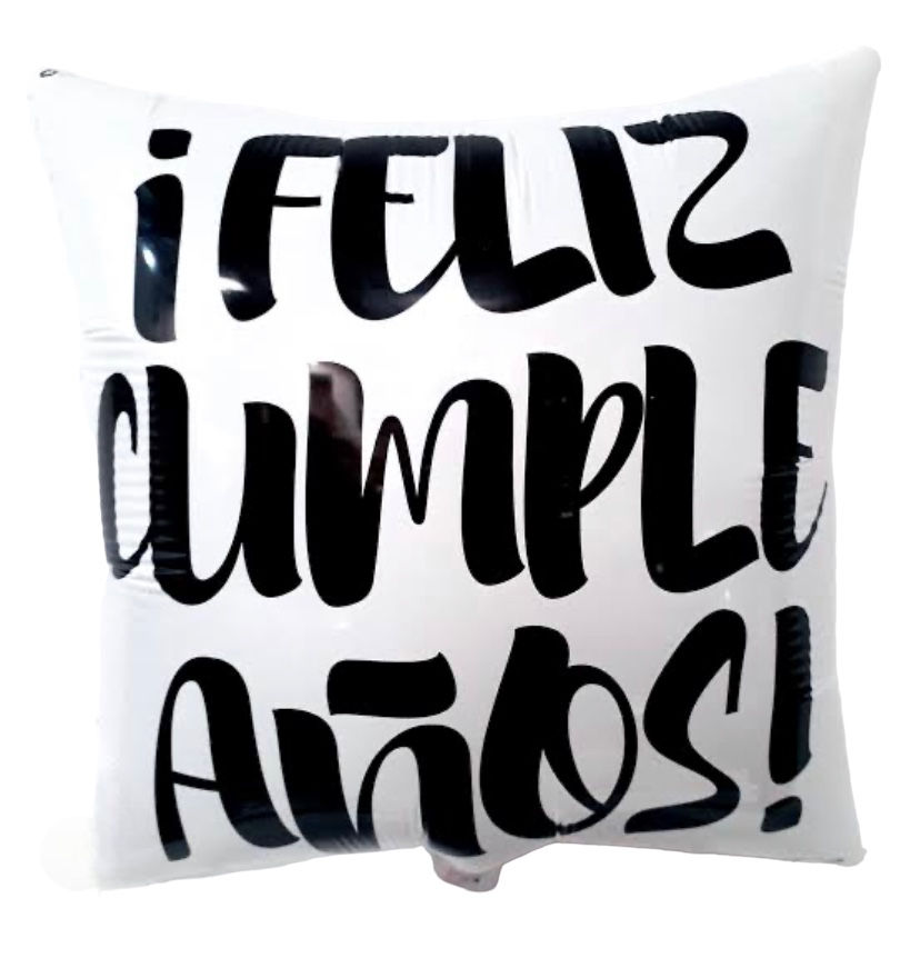 Globo "Feliz Cumpleaños Cuadrado"