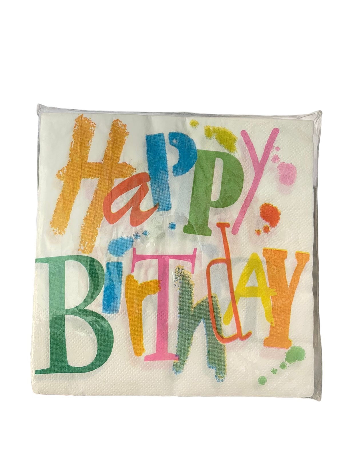 Servilleta Happy Birthday Colores