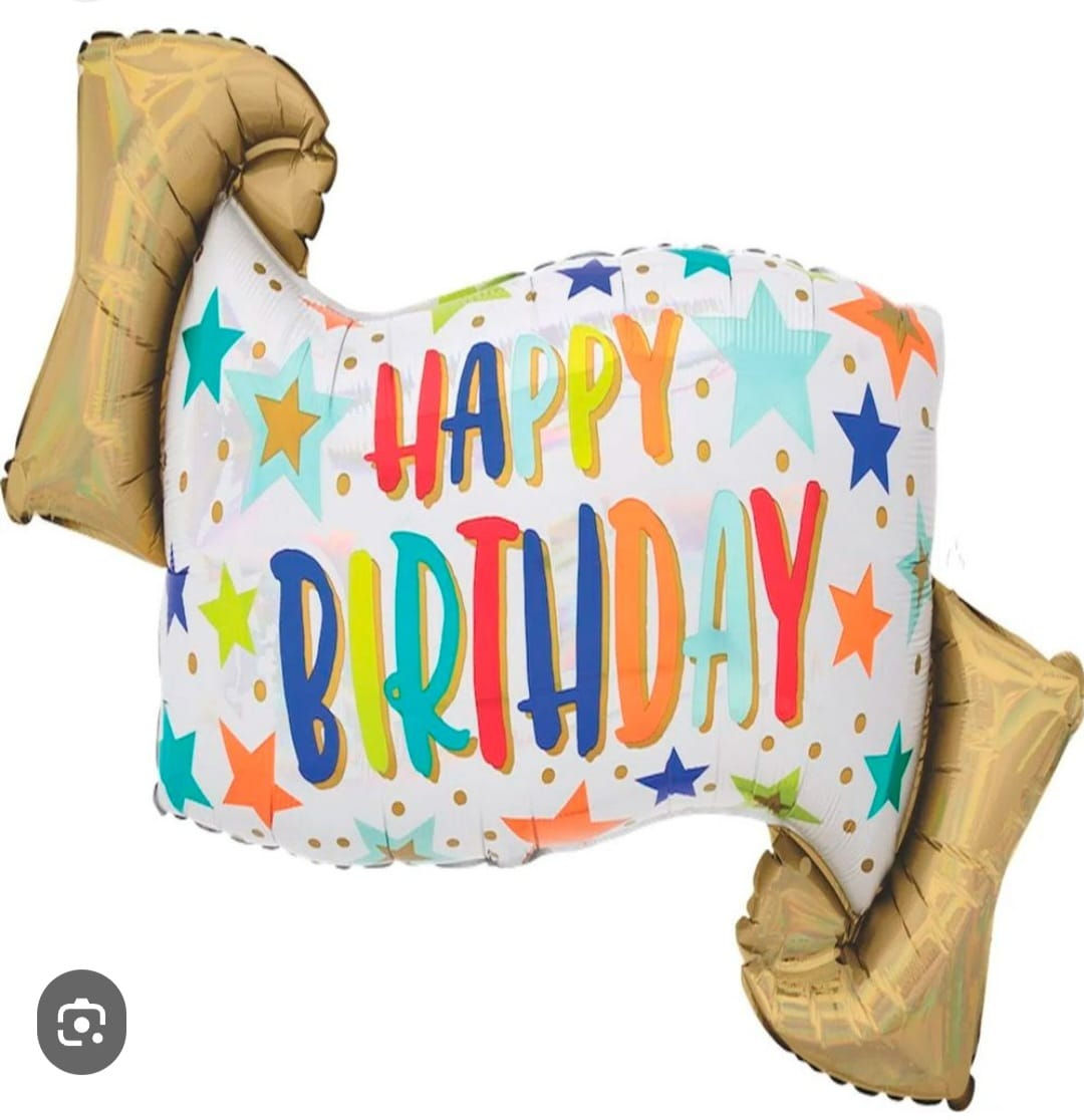 Globo "Happy Birthday Colores"