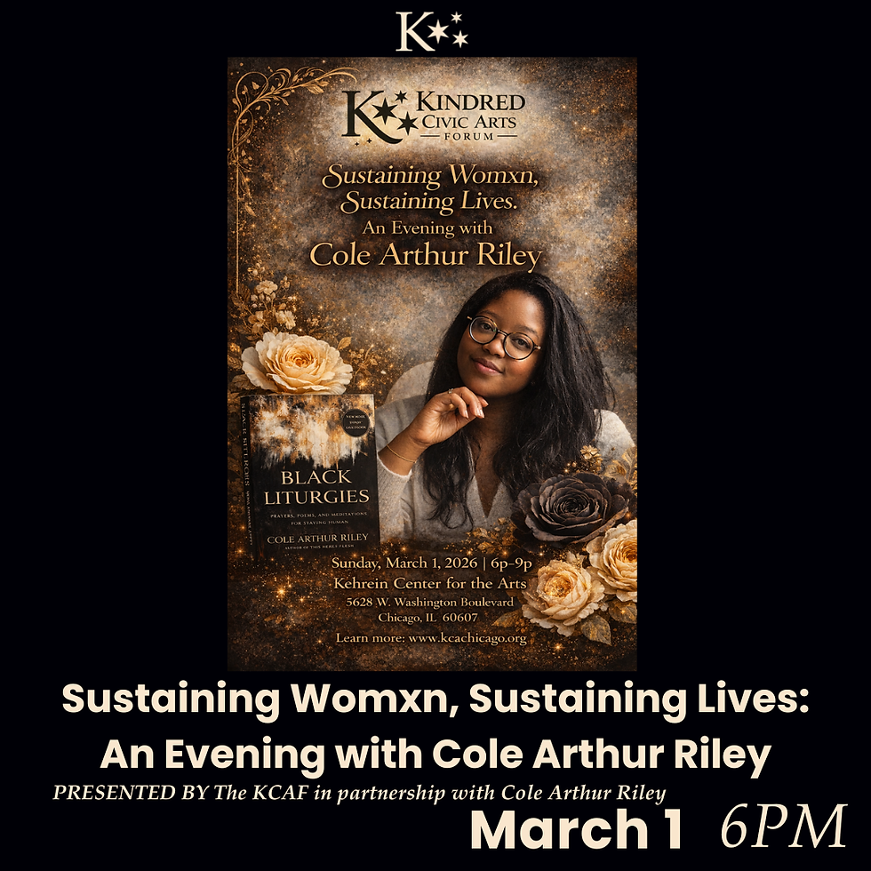 Sustaining Womxn, Sustaining Lives: An Evening with Cole Arthur Riley