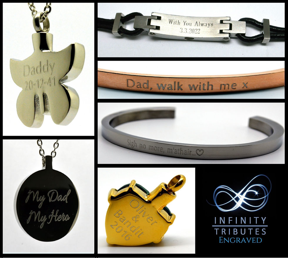 Thumbnail: Squared Cremation Urn Cufflinks - Black