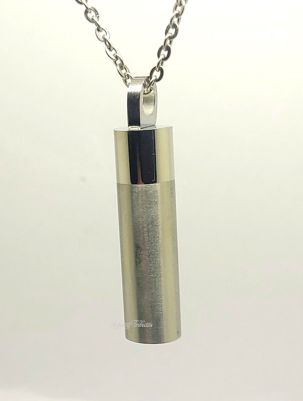 Thumbnail: Cylinder Cremation Urn Keepsake Necklace