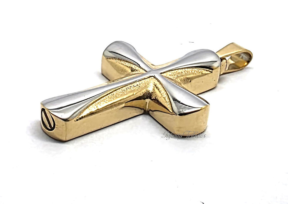 Thumbnail: Cross Cremation Urn Necklace