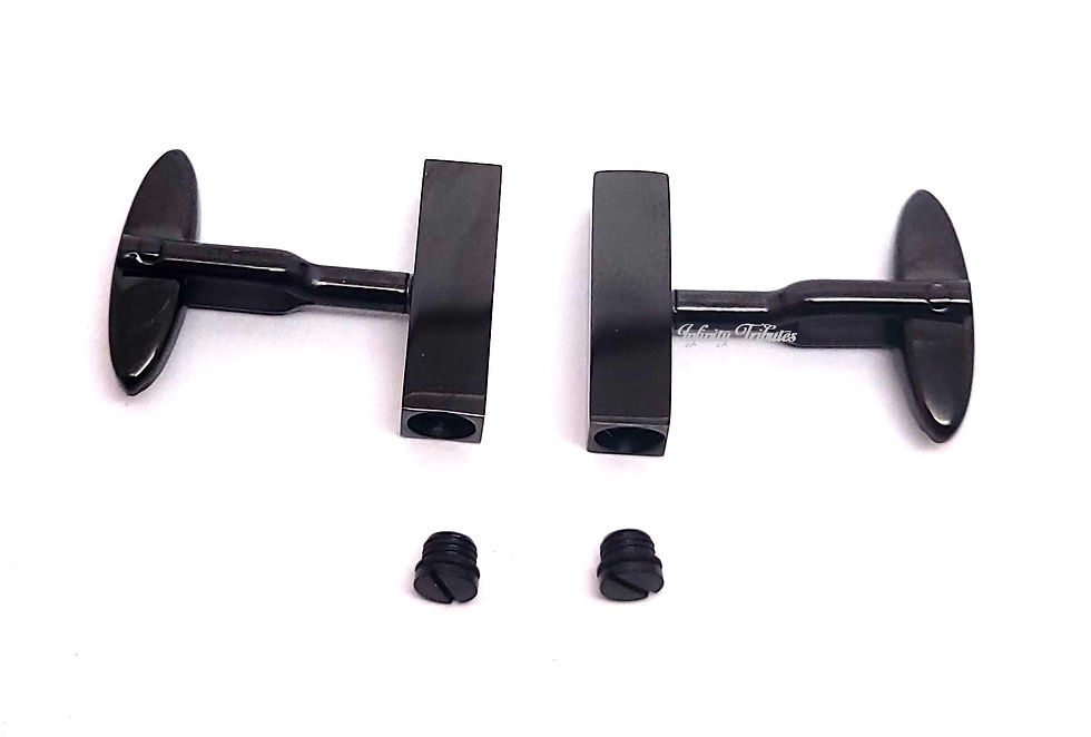 Thumbnail: Squared Cremation Urn Cufflinks - Black