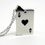 Thumbnail: Black Ace of Hearts Cremation Urn Necklace
