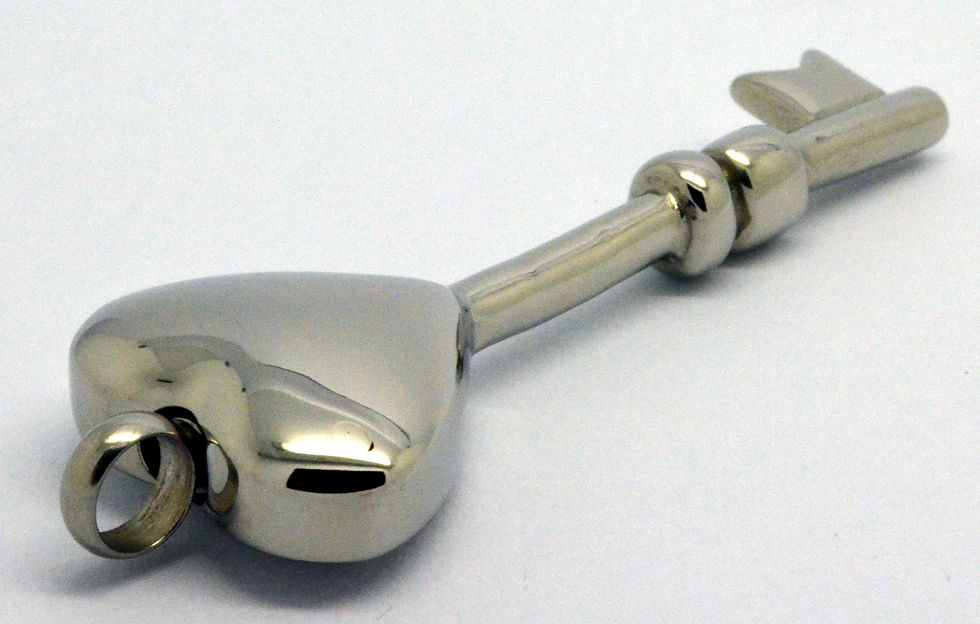 Thumbnail: Key to my Heart Cremation Urn Necklace