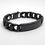 Thumbnail: Gloss Black Chunky ID Curb Cremation Urn Bracelet