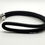 Thumbnail: Braided Black Leather Hook Clasp Cremation Urn Ashes Bracelet
