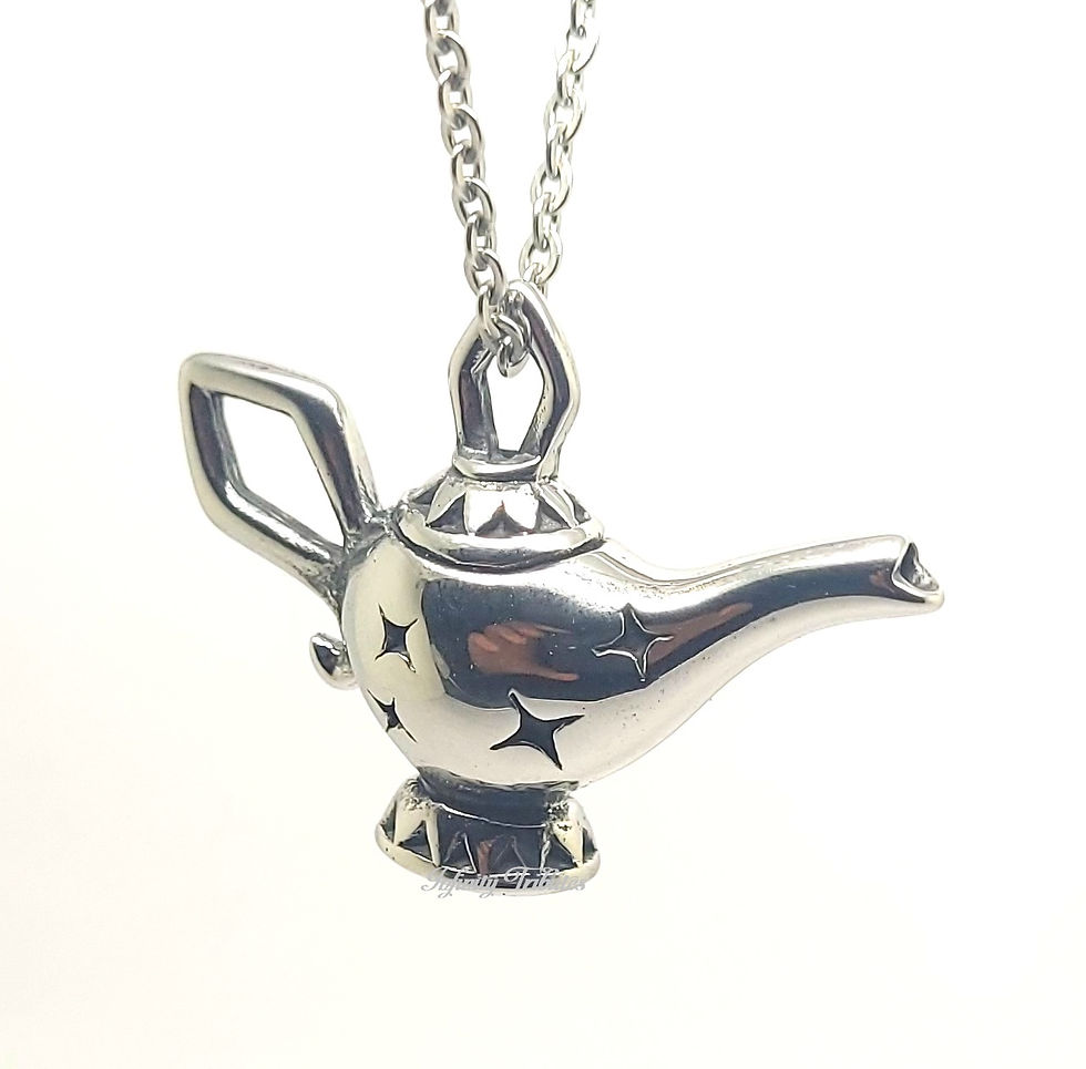 Thumbnail: Magic Genie Lamp Cremation Urn Keepsake Pendant Necklace