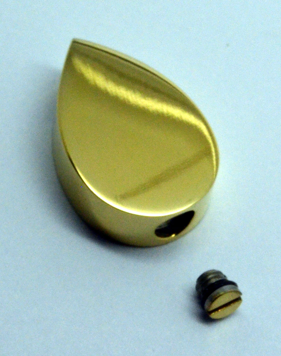 Thumbnail: 24k Gold Plated Chunky Teardrop Cremation Urn Necklace