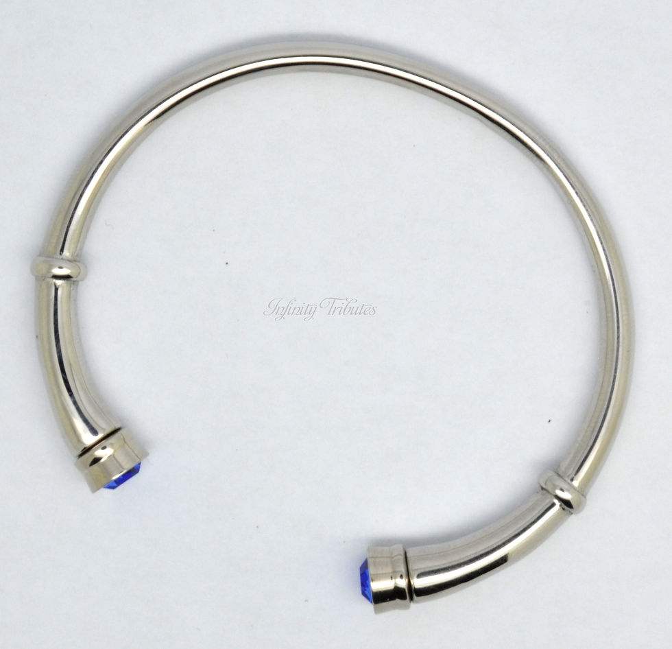 Thumbnail: Colour Cuff Cremation Urn Ashes Bangle Keepsake Bracelet