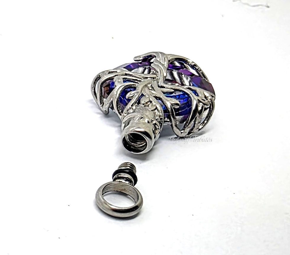 Thumbnail: Tree of Life Cremation Urn Ashes Necklace