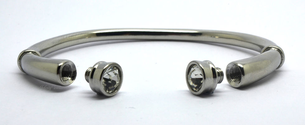 Thumbnail: Colour Cuff Cremation Urn Ashes Bangle Keepsake Bracelet
