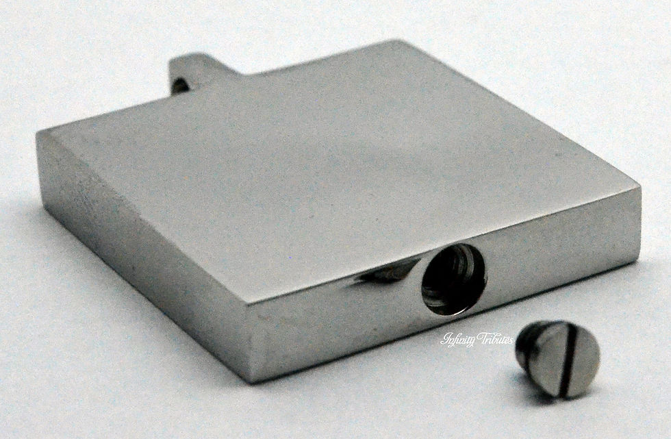 Thumbnail: Square Slab Cremation Urn Necklace
