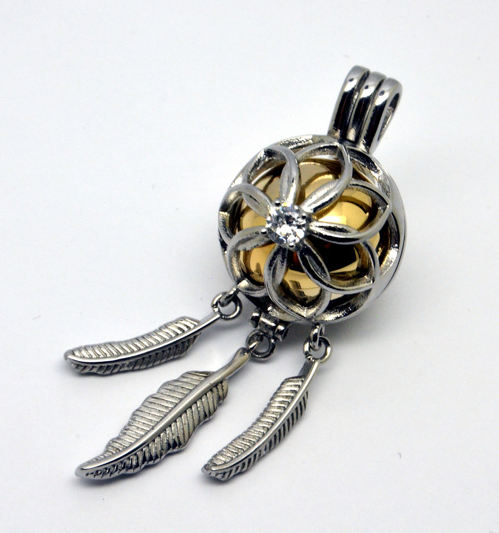 Thumbnail: Dreamcatcher Cremation Urn Keepsake Necklace
