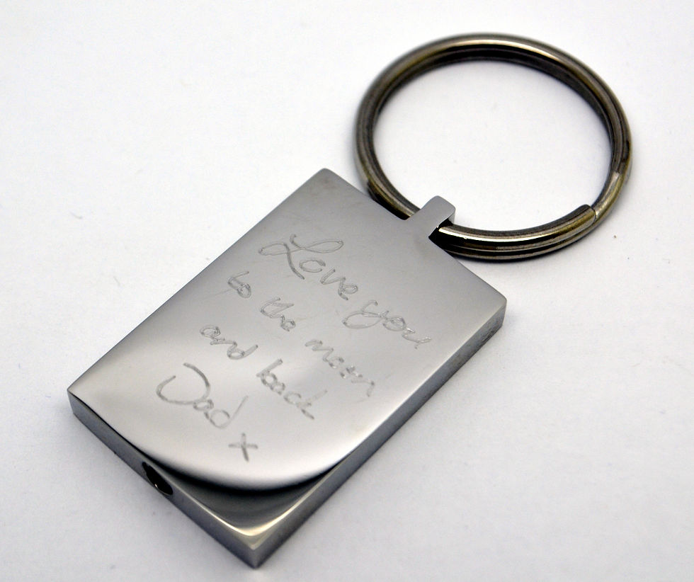 Thumbnail: Handwriting Custom Cremation Urn Keyring