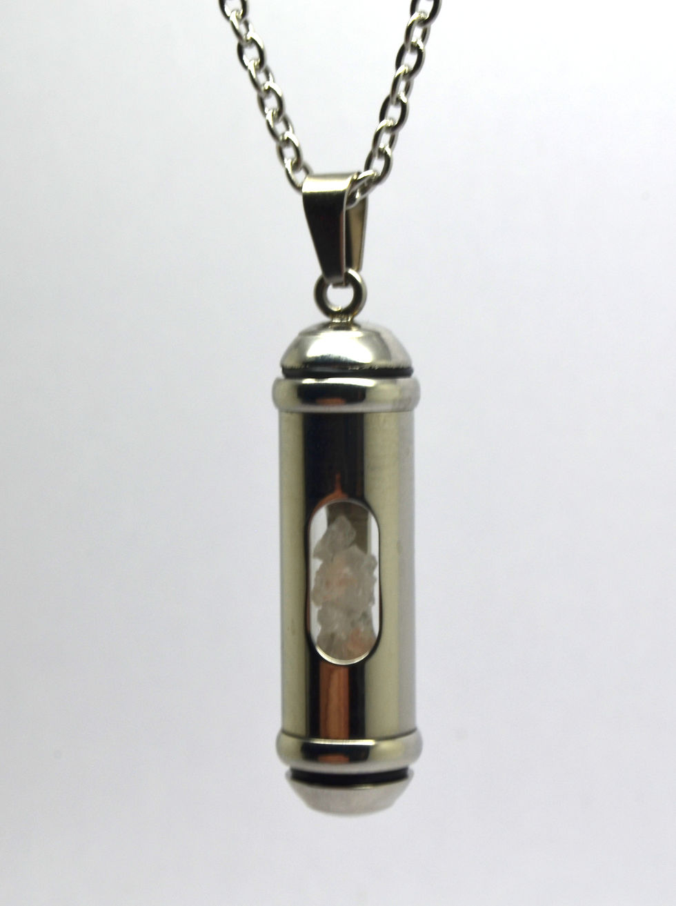 Thumbnail: Glass Capsule Cremation Urn Keepsake Necklace