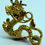 Thumbnail: 24k Gold Plated Dragon Cremation Urn Keepsake Pendant Necklace