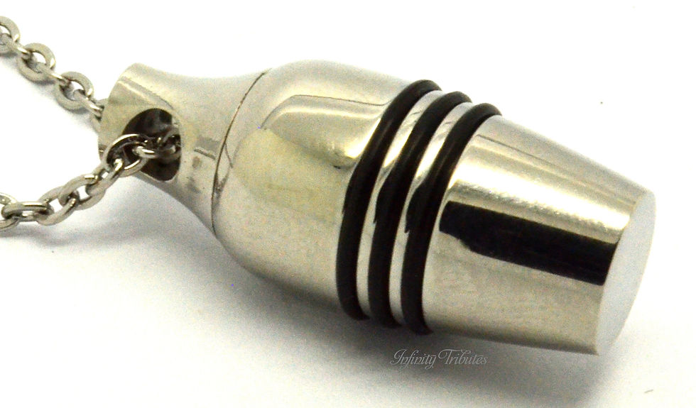 Thumbnail: Mini Urn Cremation Urn Ashes Necklace