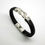 Thumbnail: Infinity Braided Black Leather Cremation Urn Ashes Bracelet