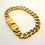 Thumbnail: 24k Gold Plated Curb Cremation Urn Bracelet