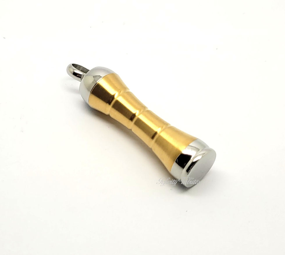 Thumbnail: Cylinder Cremation Urn Keepsake Necklace