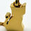 Thumbnail: 24k Gold Plated Cat Cremation Urn Keepsake Pendant Neck