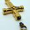 Thumbnail: 24k Gold Plated Jesus Cross/Crucifix Cremation Urn Necklace