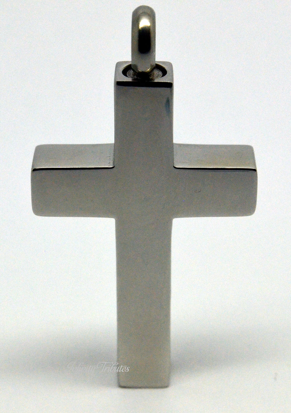 Thumbnail: Block Cross/Crucifix Cremation Urn Keepsake Pendant Necklace