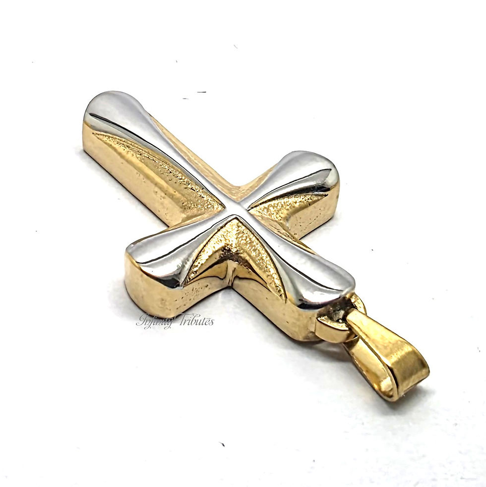 Thumbnail: Cross Cremation Urn Necklace