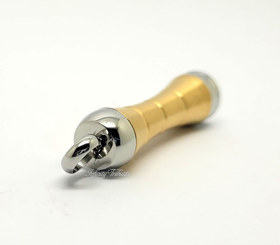 Thumbnail: Cylinder Cremation Urn Keepsake Necklace