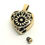 Thumbnail: 24k Gold Plated Cremation Urn Necklace - Sunflower Heart