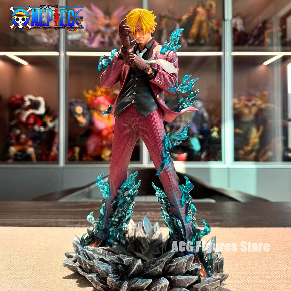 25cm/9.84in Anime ONE PIECE Figure Sanji Action Figures Pvc Statue Desktop Ornam