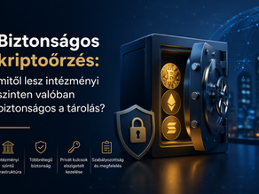 Biztonságos kriptoőrzés: mitől lesz intézményi szinten valóban biztonságos a tárolás?