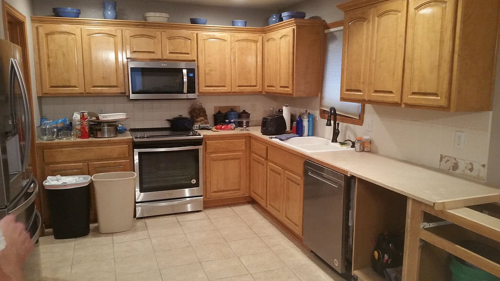 Kitchen Cabinets - Before