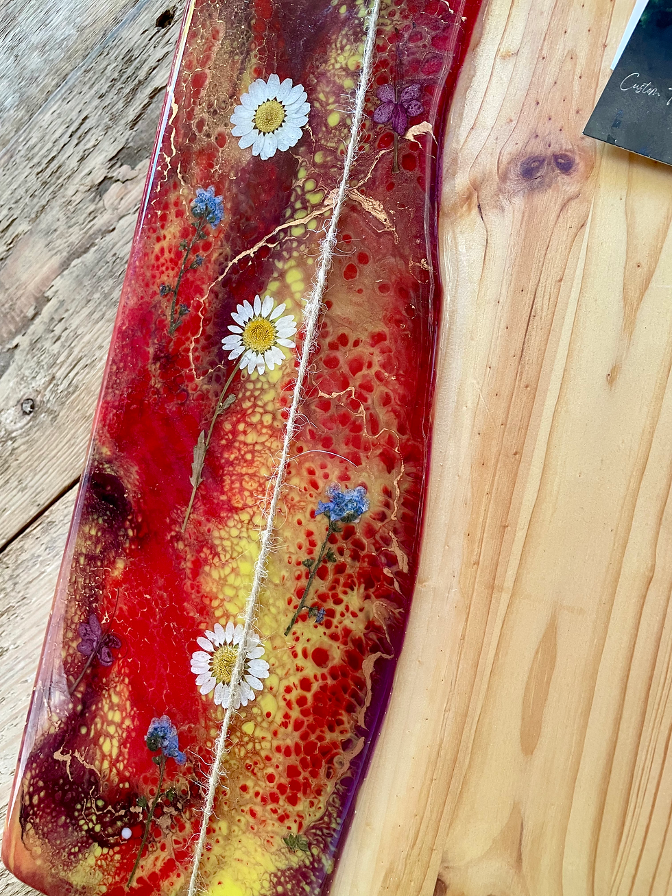 Thumbnail: Red Flowers on Pine