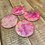 Thumbnail: Fuschia Alcohol Ink Coasters