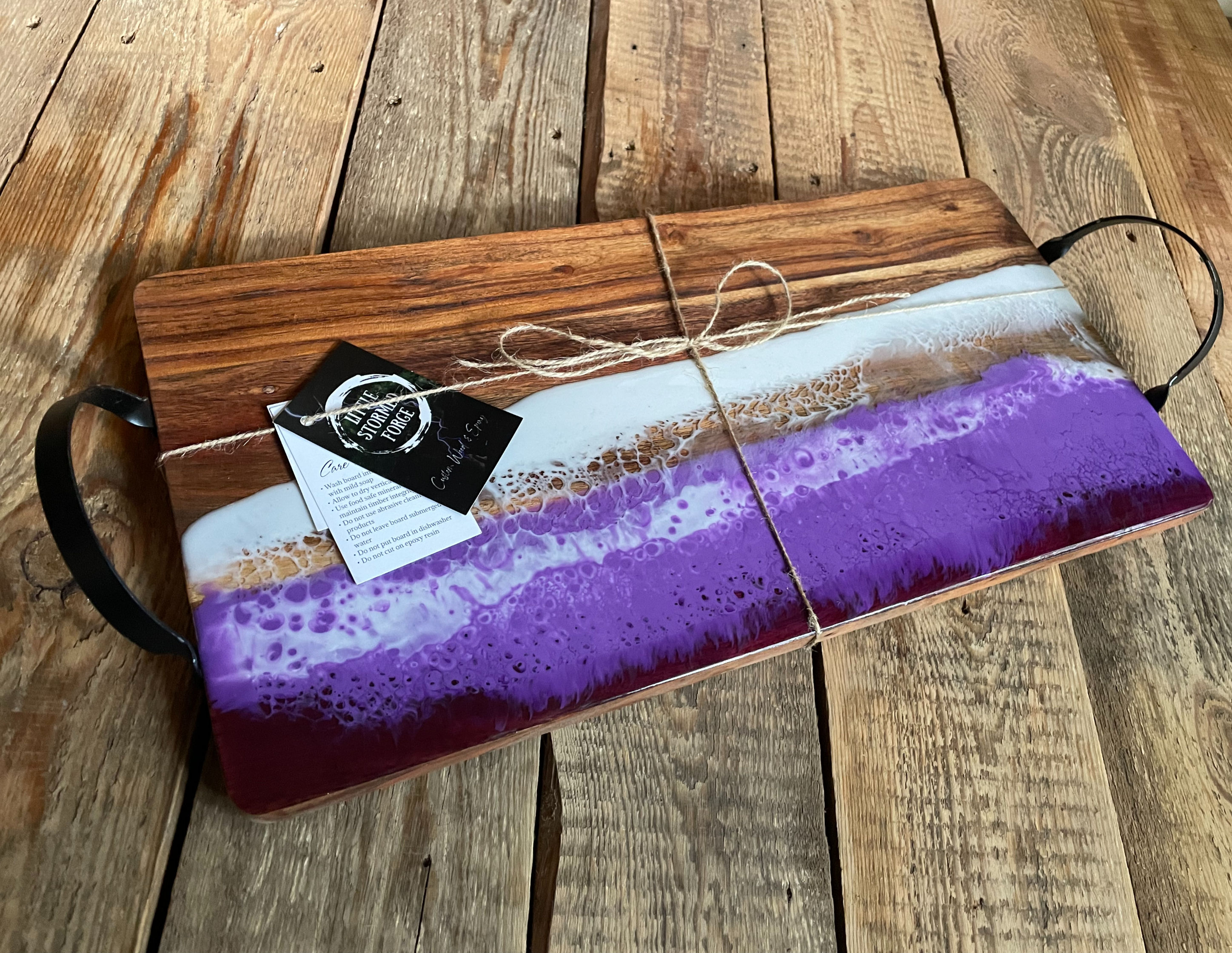 Purple Two Toned Ocean with Handles