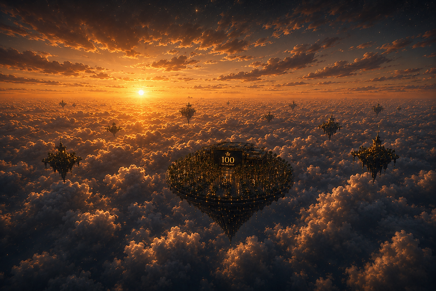 Golden skies and floating cities.png
