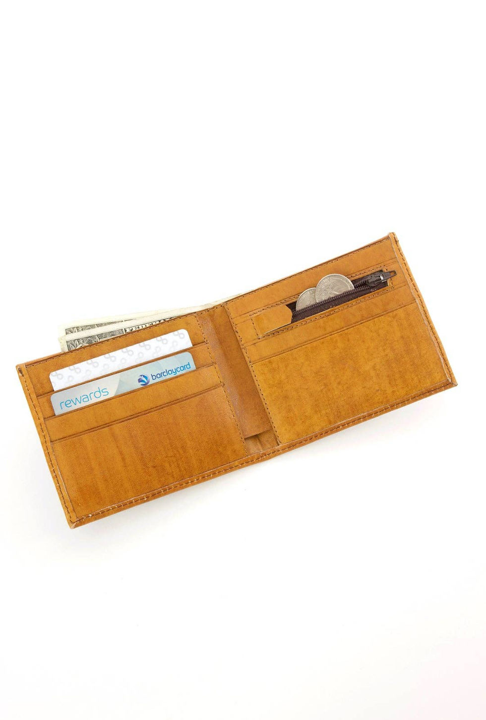 Miniatura: Leather African Mudcloth Billfold Wallet