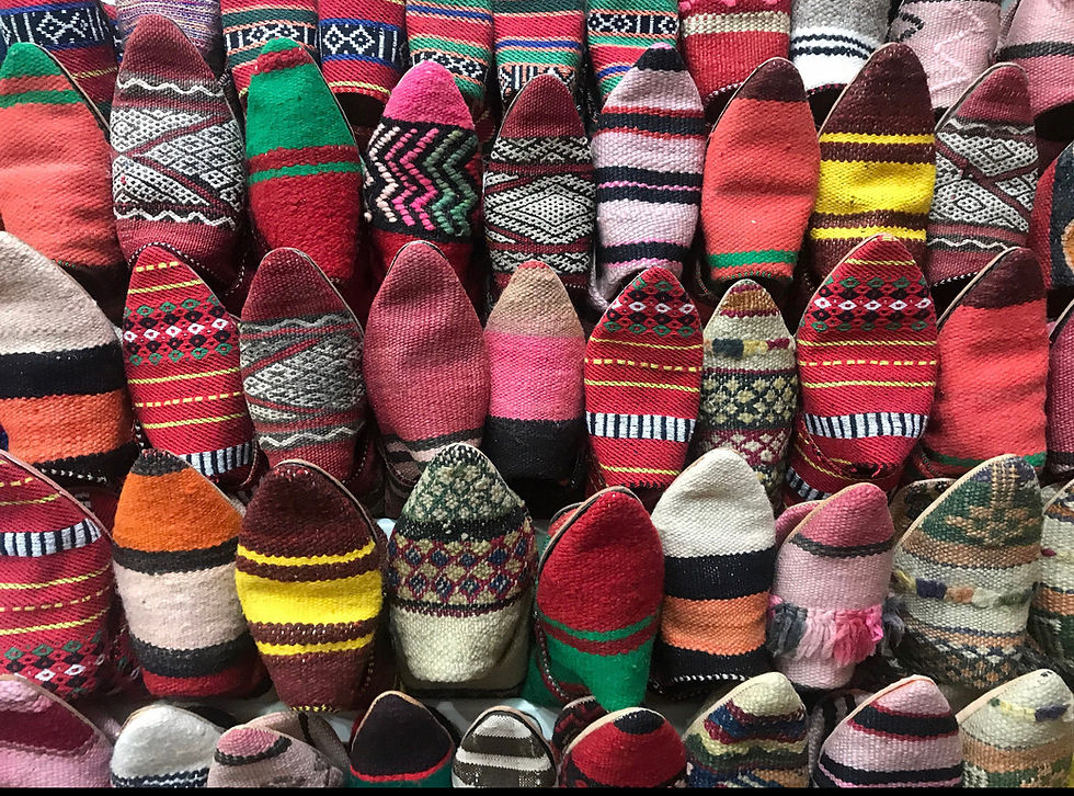 Thumbnail: Traditional Moroccan Berber Babouche Slippers